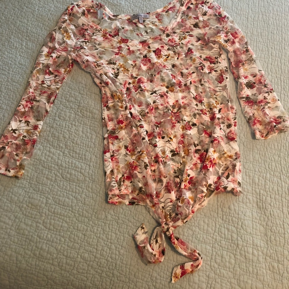 Floral Knit Top